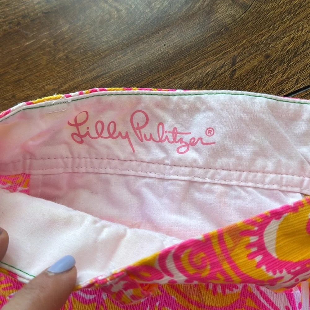 Vibrant Pink and Orange Women's Shorts